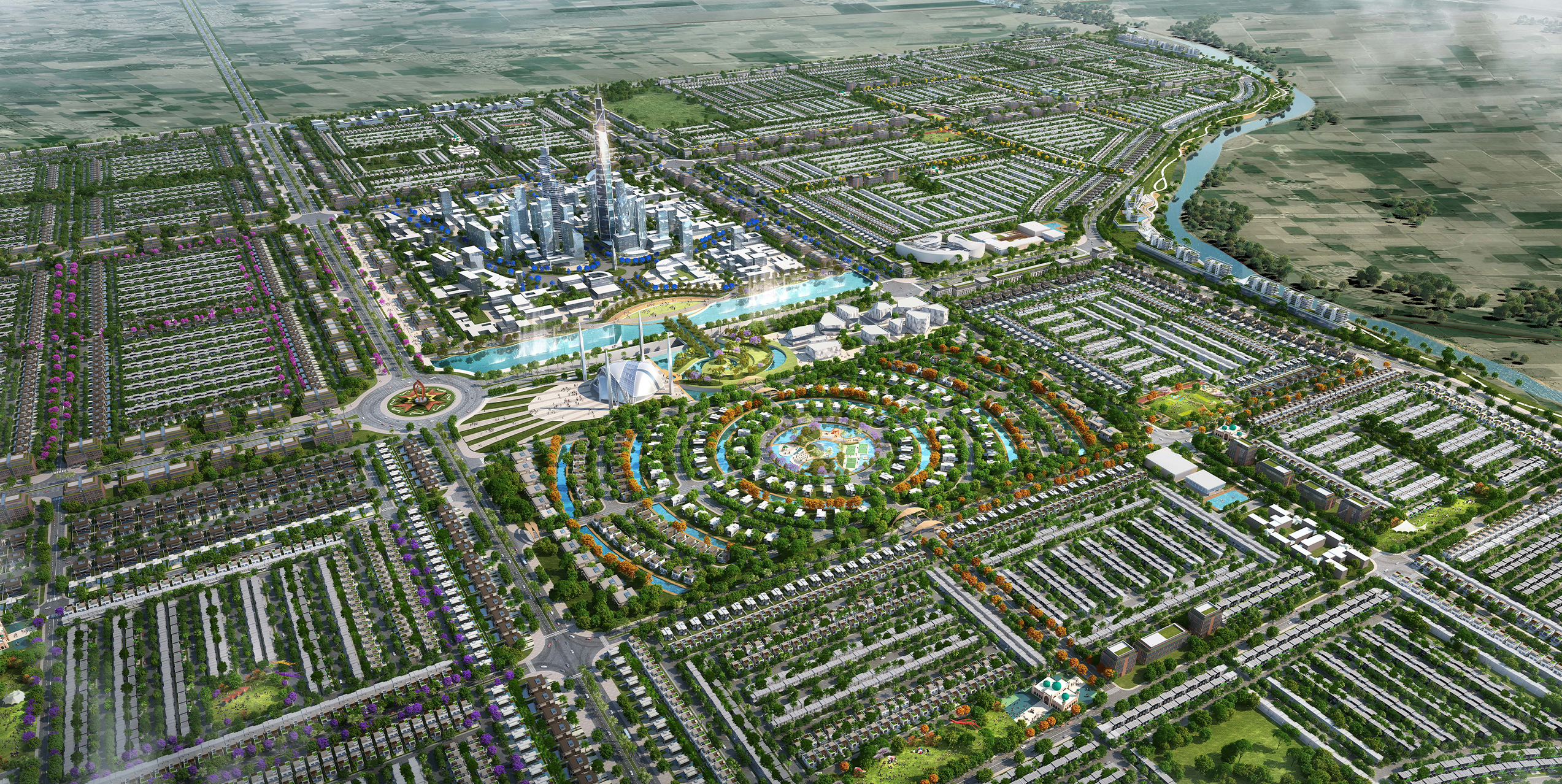 Al Noor Orchard, West Marina master plan, Pakistan