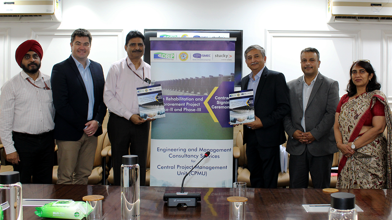 SMEC-Stucky JV appointed to national Dams Rehabilitation and Improvement project, India